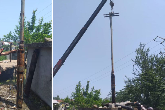 افزایش ظرفیت آبرسانی ایستگاه پمپاژ روستای کیاگهان شهرستان لنگرود