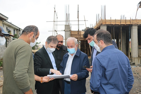 بازدید نماینده مجلس شورای اسلامی از پروژه های در دست احداث آموزشی شهر رشت