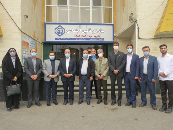 نشست مشترک مدیردرمان تامین اجتماعی استان با مهندس کوچکی نژاد نماینده مردم رشت در مجلس شورای اسلامی