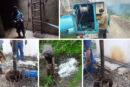 شستشوی مخازن ذخیره آب شرب شهر ماسوله