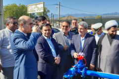 افتتاح ۹ پروژه آب و فاضلاب شهرستان مرزی آستارا در هفته دولت