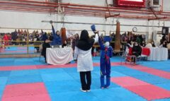 مسابقات ووشو قهرمانی استان گیلان در بخش بانوان با حضور ۱۱۶ ساندا کار برگزار شد