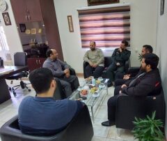نشست مشترک مدیر درمان تامین اجتماعی گیلان و سپاه قدس استان