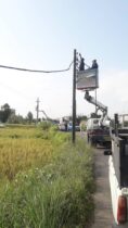 جایگزینی بیش از ۴۰۰۰ متر شبکه فرسوده سیمی در مناطق روستایی، کوچصفهان با کابل خودنگهدار