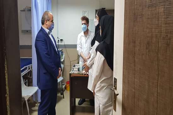 بازدید سرزده رییس دانشگاه علوم پزشکی گیلان از بیمارستان امیرالمومنین(ع) رشت