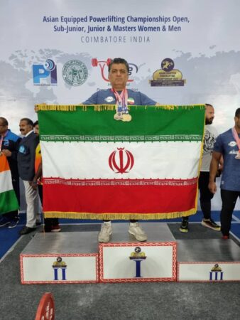 کسب مدال طلای مرتضی دژآلود در سی هشتمین دوره مسابقات پاورلیفتینگ آسیا – ۲۰۲۲