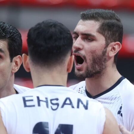 صعود تیم والیبال ب ایران باحضور والیبالیست گیلانی به فینال بازیهای کشورهای اسلامی