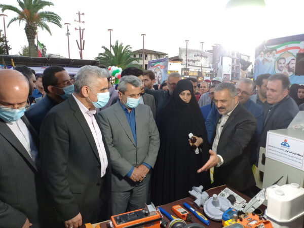 انعکاس دستاوردهای شرکت گاز استان گیلان در نمایشگاه هفته دولت