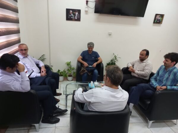 دیدار مدیرعامل شرکت کار و تامین سازمان تامین اجتماعی با مدیر درمان استان گیلان