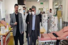 بازدید میدانی دکتر آشوبی از بیمارستان شهید بهشتی بندرانزلی